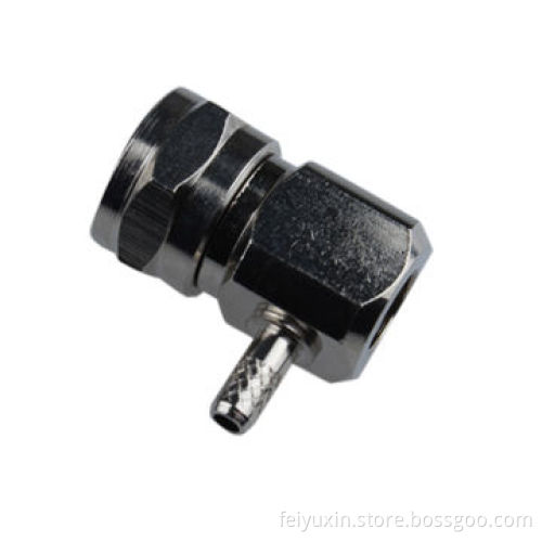 Right Angled F Male Connector for RG178